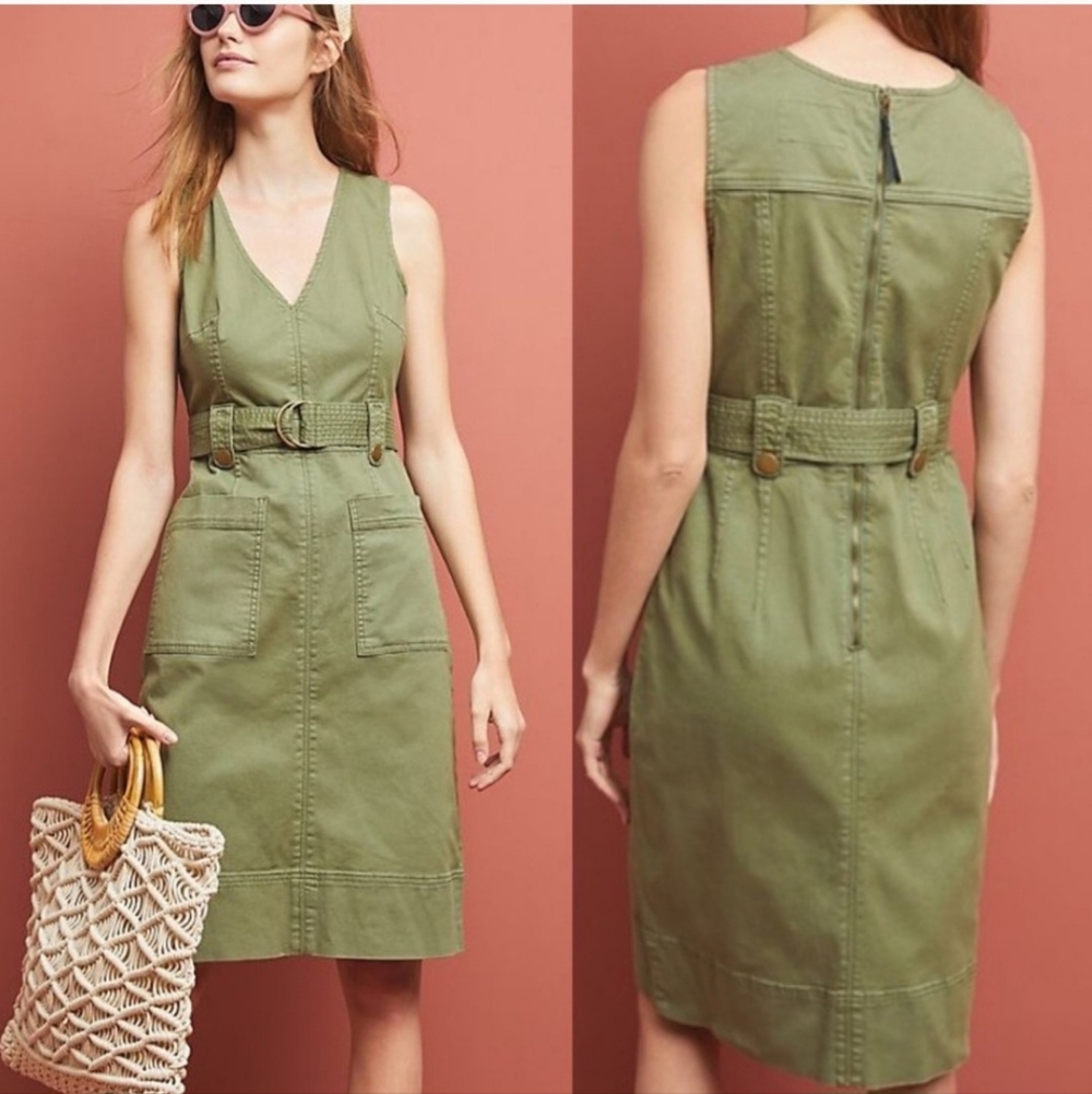 Meave By Anthropologie Oona Utility Dress